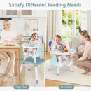 INFANS 8 in 1 Baby High Chair, Convertible Highchair for Babies and Toddlers, Infant Dining Booster Seat