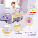 OLAKIDS Kids Grocery Store Playset, Wooden Supermarket Toy Set