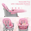 INFANS 8 in 1 Baby High Chair, Convertible Highchair for Babies and Toddlers, Infant Dining Booster Seat