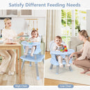 INFANS 8 in 1 Baby High Chair, Convertible Highchair for Babies and Toddlers, Infant Dining Booster Seat