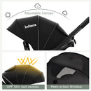 INFANS 2 in 1 Baby Stroller, High Landscape Infant Stroller & Reversible Bassinet Pram, Foldable Pushchair