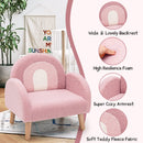 OLAKIDS Kids Sofa, Toddler Armchair with Solid Wooden Frame Anti-Tipping Design Plush Fabric