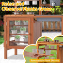 OLAKIDS Mud Kitchen for Kids Outdoor, Wooden Toddler Play Kitchen