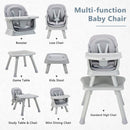 INFANS 8 in 1 Baby High Chair, Convertible Highchair for Babies and Toddlers, Infant Dining Booster Seat