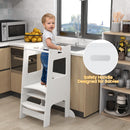 OLAKIDS Toddler Standing Tower, Kids Montessori Kitchen Step Stool Helper