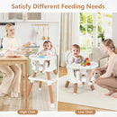 INFANS 8 in 1 Baby High Chair, Convertible Highchair for Babies and Toddlers, Infant Dining Booster Seat