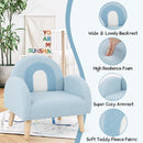 OLAKIDS Kids Sofa, Toddler Armchair with Solid Wooden Frame Anti-Tipping Design Plush Fabric