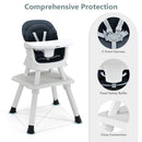 INFANS 8 in 1 Baby High Chair, Convertible Highchair for Babies and Toddlers, Infant Dining Booster Seat