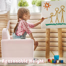 OLAKIDS Kids Sofa, Children Armrest Chair with Sturdy Wood Construction and Dutch Velvet