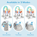 INFANS Baby Bouncer Activity Center 5 in 1 Toddler Bouncing Activity Saucer Playtime Mat Activity Table with 360°Rotating Seat