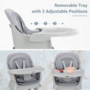 INFANS 8 in 1 Baby High Chair, Convertible Highchair for Babies and Toddlers, Infant Dining Booster Seat