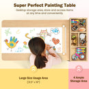 OLAKIDS Kids Table and Chair Set, Toddler Art Craft Play Wood Activity Desk