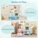 OLAKIDS Ice Cream Cart Grocery Store Marketplace Toy for Ages 3+