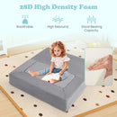 INFANS Modular Kids Play Couch, Toddler Sectional Fort Building Sofa