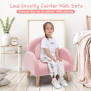OLAKIDS Kids Sofa, Toddler Armchair with Solid Wooden Frame Anti-Tipping Design Plush Fabric