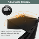 INFANS Lightweight Baby Stroller, One-Hand Gravity Fold, Compact Travel Stroller for Airplane
