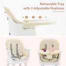 INFANS 8 in 1 Baby High Chair, Convertible Highchair for Babies and Toddlers, Infant Dining Booster Seat