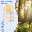 OLAKIDS Toddler Tower, 4 in 1 Foldable Kitchen Stool Helper Learning Standing Tower