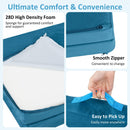 OLAKIDS Modular Kids Play Couch, 6 PCS Toddler Creative Sectional Fort Building Sofa for Playroom, Bedroom