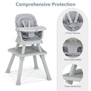 INFANS 8 in 1 Baby High Chair, Convertible Highchair for Babies and Toddlers, Infant Dining Booster Seat