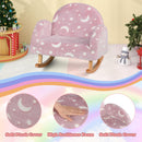 OLAKIDS Kids Sofa with Glow in The Dark, Toddler Rocking Chair