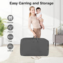 INFANS 3-in-1 Baby Bassinet, Bedside Sleeper with Comfy Mattress, Wheels, 6-Height Adjustable, Storage Basket