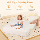 INFANS Modular Kids Play Couch, Toddler Sectional Fort Building Sofa