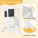OLAKIDS Toddler Standing Tower, Kids Montessori Kitchen Step Stool Helper