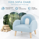 OLAKIDS Kids Sofa, Toddler Armchair with Solid Wooden Frame Anti-Tipping Design Plush Fabric
