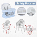 INFANS 8 in 1 Baby High Chair, Convertible Highchair for Babies and Toddlers, Infant Dining Booster Seat