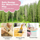 OLAKIDS Corner Kids Kitchen Playset, Toddler Wooden Pretend Cooking Set