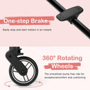 INFANS Lightweight Baby Stroller, One-Hand Gravity Fold, Compact Travel Stroller for Airplane