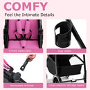 INFANS 2 in 1 Baby Stroller, High Landscape Infant Stroller & Reversible Bassinet Pram, Foldable Pushchair