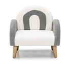 OLAKIDS Kids Sofa, Toddler Armchair with Solid Wooden Frame Anti-Tipping Design Plush Fabric