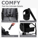 INFANS 2 in 1 Baby Stroller, High Landscape Infant Stroller & Reversible Bassinet Pram, Foldable Pushchair
