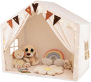 OLAKIDS Kids Play Tent with Mat & Star Lights, Indoor Playhouse for Toddler