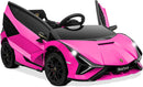 OLAKIDS Licensed Lamborghini SIAN 12V Kids Ride on Car, Toddler Electric Vehicle