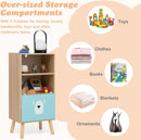 OLAKIDS Kids Bookcase Toy Storage Organizer Wooden Bookshelf for Toddlers Classroom Nursery Playroom