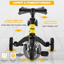 Kids 3 Wheels Tricycles  Wheels with Detachable Pedal OLAKIDS