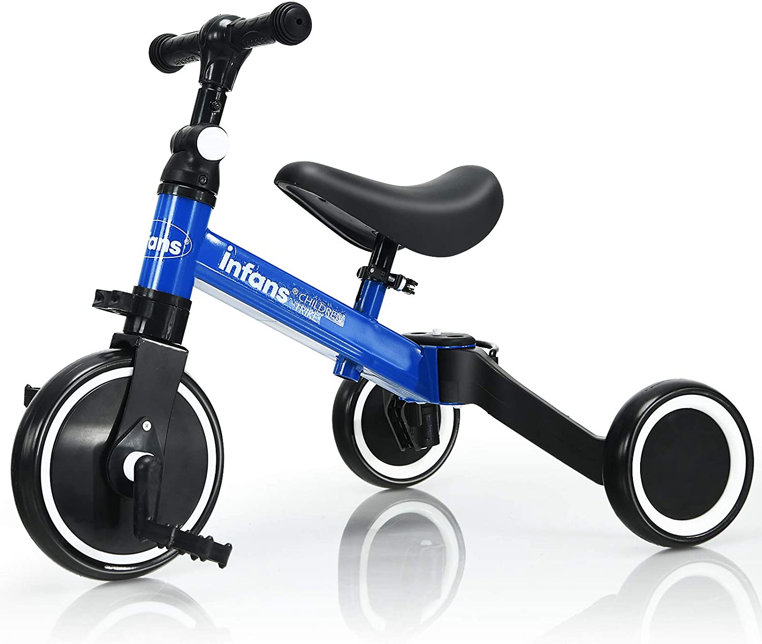 OLAKIDS Kids 3 Wheels Tricycles  Wheels with Detachable Pedal