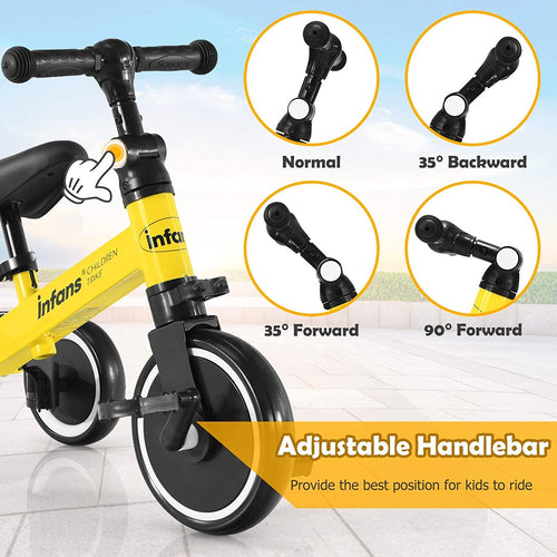 Kids 3 Wheels Tricycles  Wheels with Detachable Pedal OLAKIDS