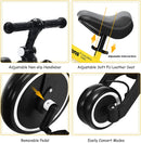 Kids 3 Wheels Tricycles  Wheels with Detachable Pedal OLAKIDS