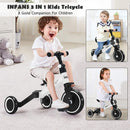Kids 3 Wheels Tricycles  Wheels with Detachable Pedal OLAKIDS