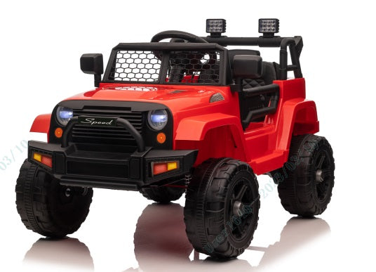 OLAKIDS 12V Electric Vehicle Car with Remote Control, Toddlers Battery Powered Toy with 2 Speeds, Spring Suspension