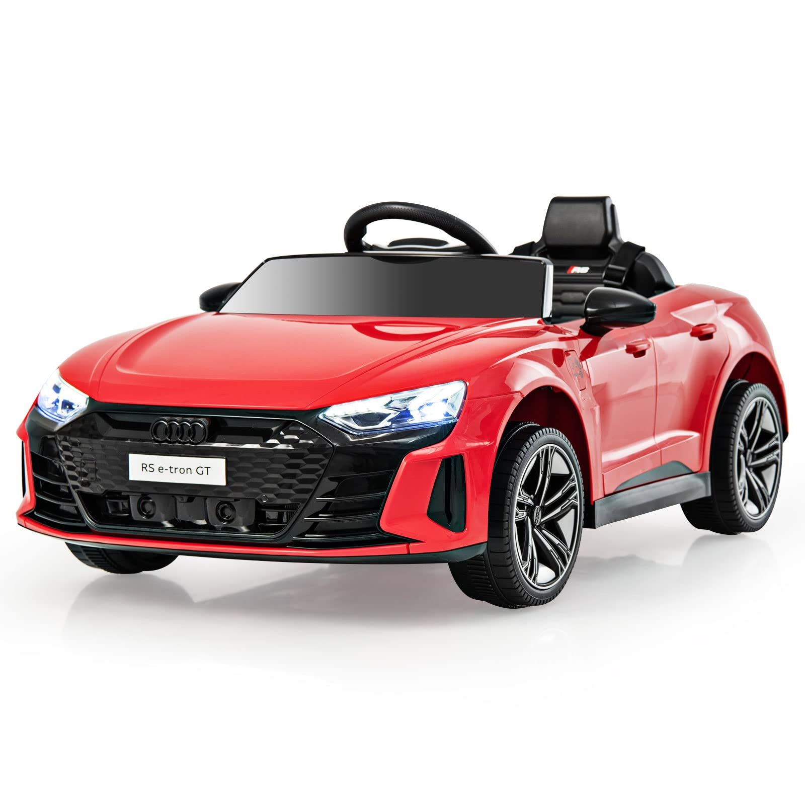 OLAKIDS 12V Kids Ride On Car, Licensed Audi RS e-tron GT Electric Vehicle with Remote Control OLAKIDS