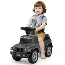 OLAKIDS Kids Ride on Push Car, Licensed Jeep Foot-to-Floor Sliding Toddler Toy with Engine Sound