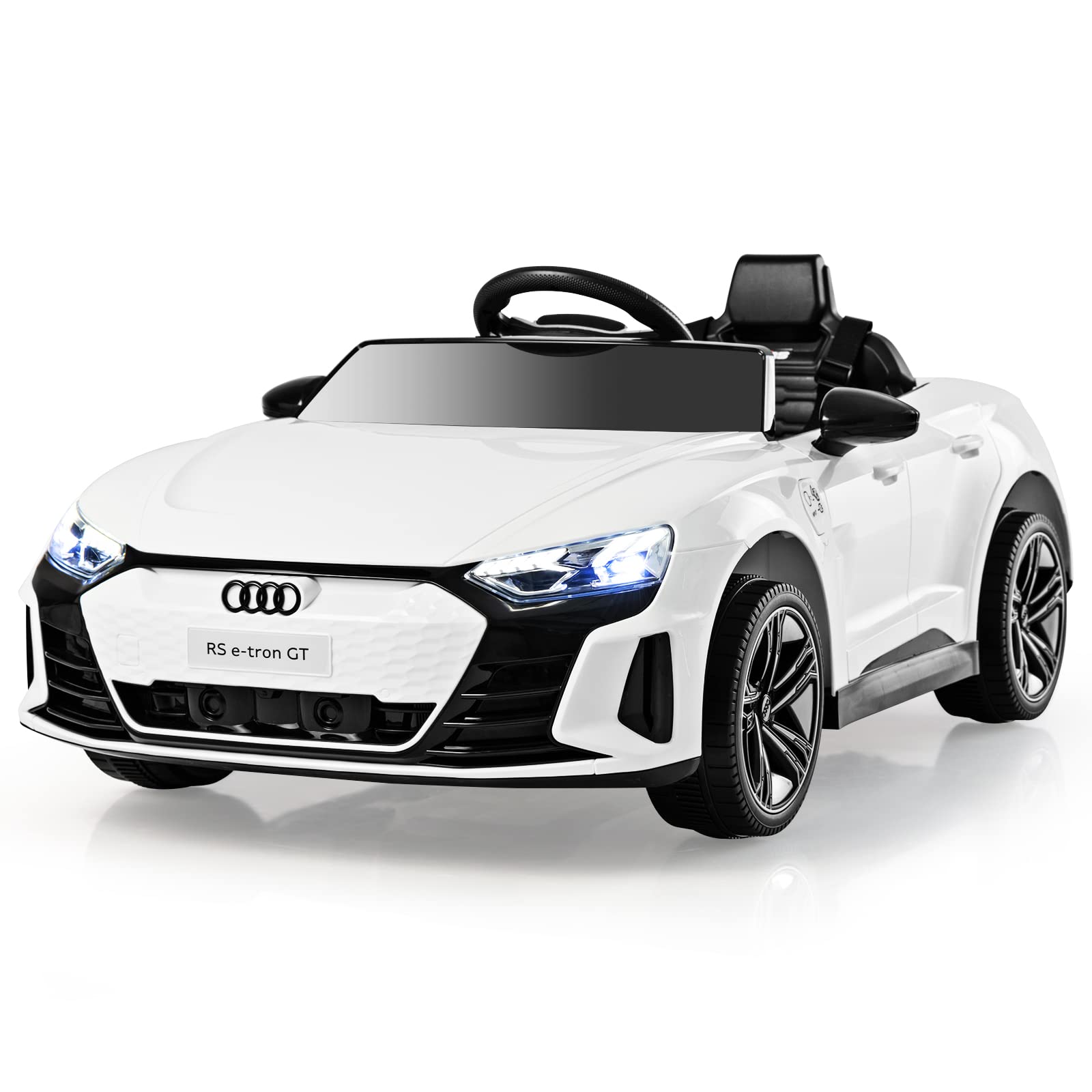 OLAKIDS 12V Kids Ride On Car, Licensed Audi RS e-tron GT Electric Vehicle with Remote Control OLAKIDS