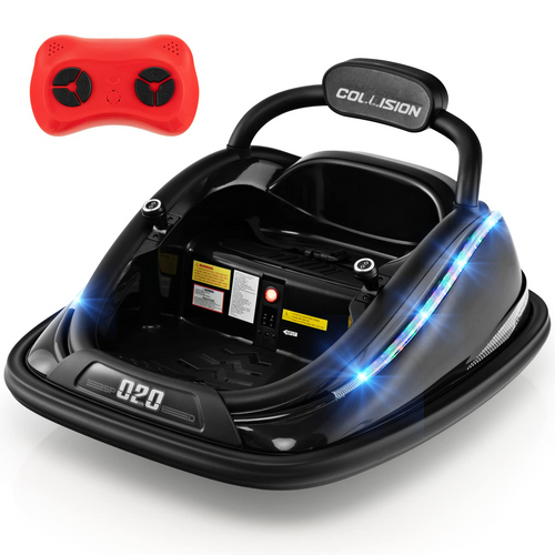 OLAKIDS Bumper Car for Toddlers, 12V Kids Electric Ride on Toy with Remote Control OLAKIDS