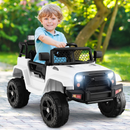 12V Electric Vehicle Car with Remote Control, Toddlers Battery Powered Toy with 2 Speeds, Spring Suspension OLAKIDS