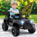 12V Electric Vehicle Car with Remote Control, Toddlers Battery Powered Toy with 2 Speeds, Spring Suspension OLAKIDS